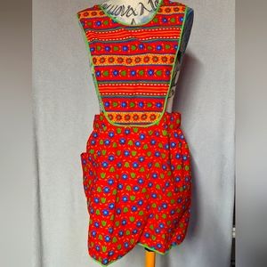 Vintage retro handmade apron